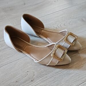 LC Lauren Conrad Flats with Buckle Detail